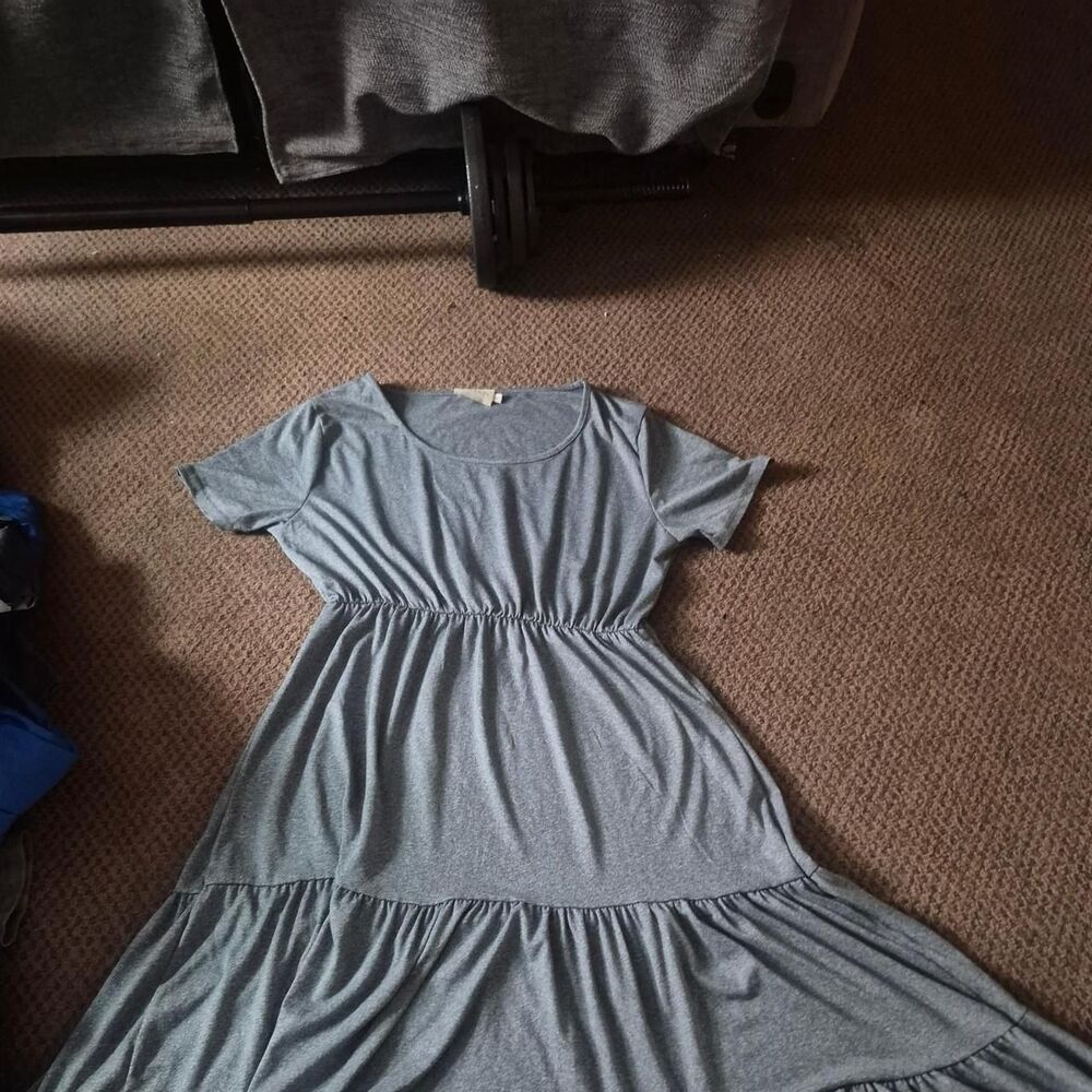 Nine-one-seven Women's Blue and Grey Dress